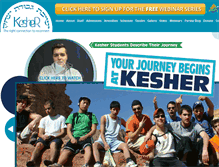 Tablet Screenshot of kesherisrael.com